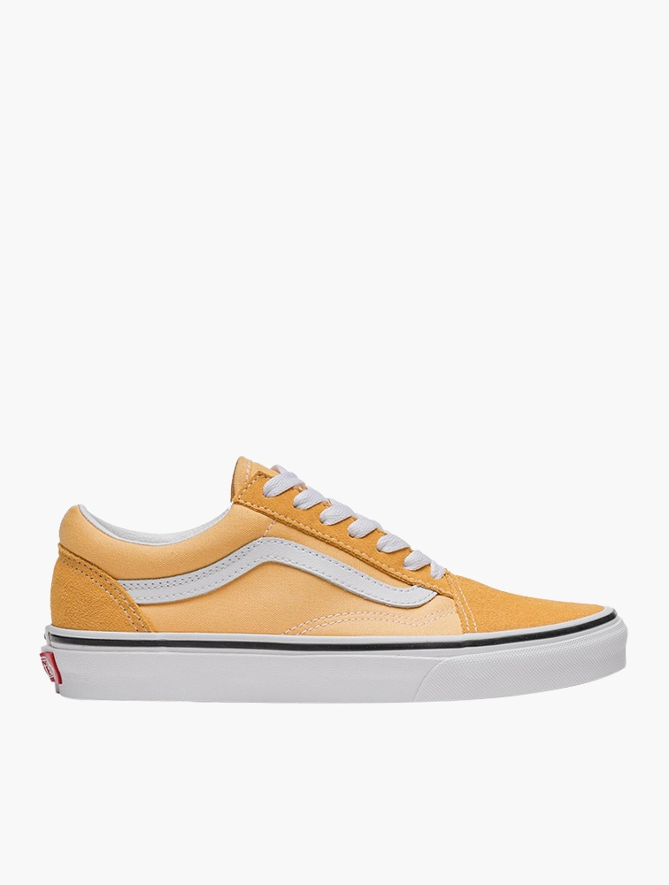 Yellow and white 2025 low top vans